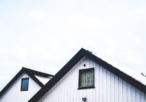 A picture of a gabled roof